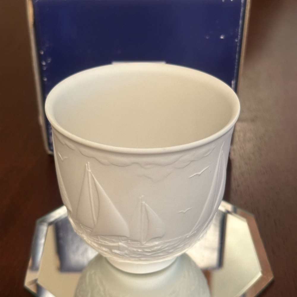 LLADRO Collectors Society - Sailing the Seas Cup Candle Holder Made in Spain. - Picture 3 of 13